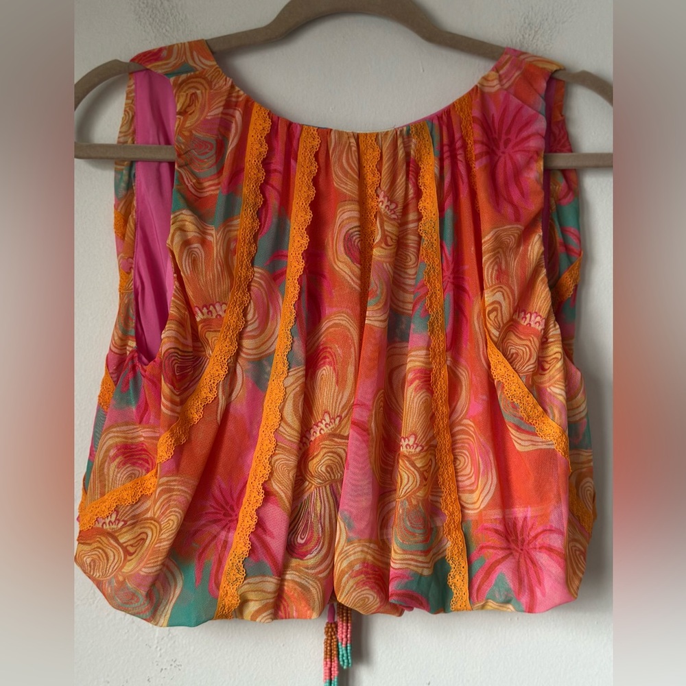 FARM Rio Multicolor Boho Blouse - Picture 8 of 13